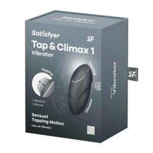 Satisfyer – Stimulatore tap & climax 1 grigio