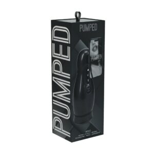 Pumped – Masturbatore vibrante con suzione e supporto per telefono virtuo gun metal