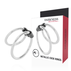 Darkness – Anello per pene doppio in metallo