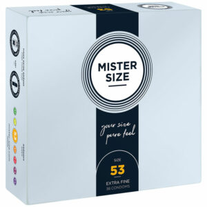 Mister Size – Preservativo taglia m 53 mm (36 unità)