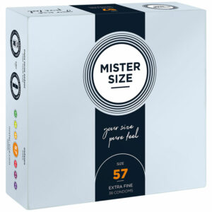 Mister Size – Preservativo taglia l 57 mm (36 unità)