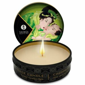 Shunga – Mini caress by candelight candela da massaggio t verde 30 ml