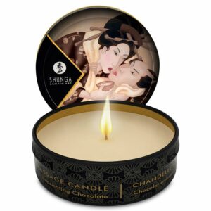 Shunga – Mini caress by candelight candela da massaggio al cioccolato 30 ml