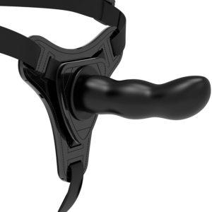 Fetish Submissive Harness – Silicone nero punto g 16 cm Fetish Submissive Harness – Silicone nero punto g 16 cm