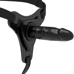 Fetish Submissive Harness – Silicone nero realistico 15 cm Fetish Submissive Harness – Silicone nero realistico 15 cm